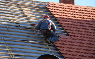 roof tiles Stokesay, Shropshire
